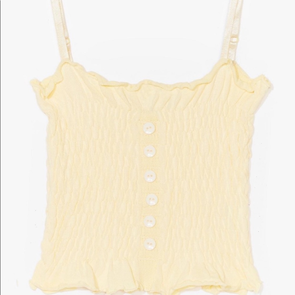 Nasty Gal Ruched Strappy Cami
